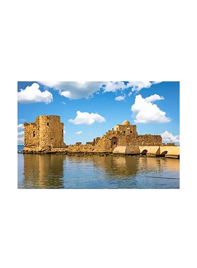 Decorative Wall Poster Blue/Beige/White 15x20cm Posters & Prints