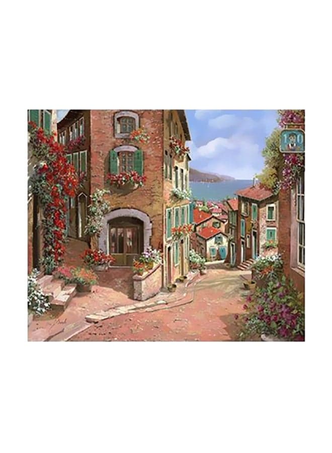 Decorative Wall Poster Brown/Red/Green 15x20cm Posters & Prints