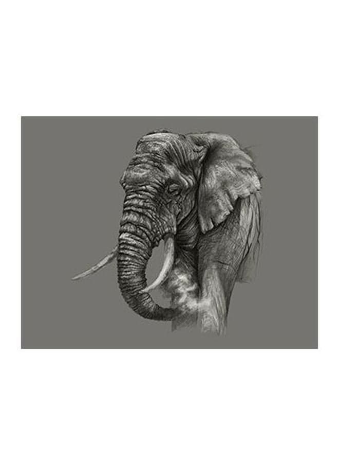 Decorative Wall Poster Grey/White 15x20cm Posters & Prints