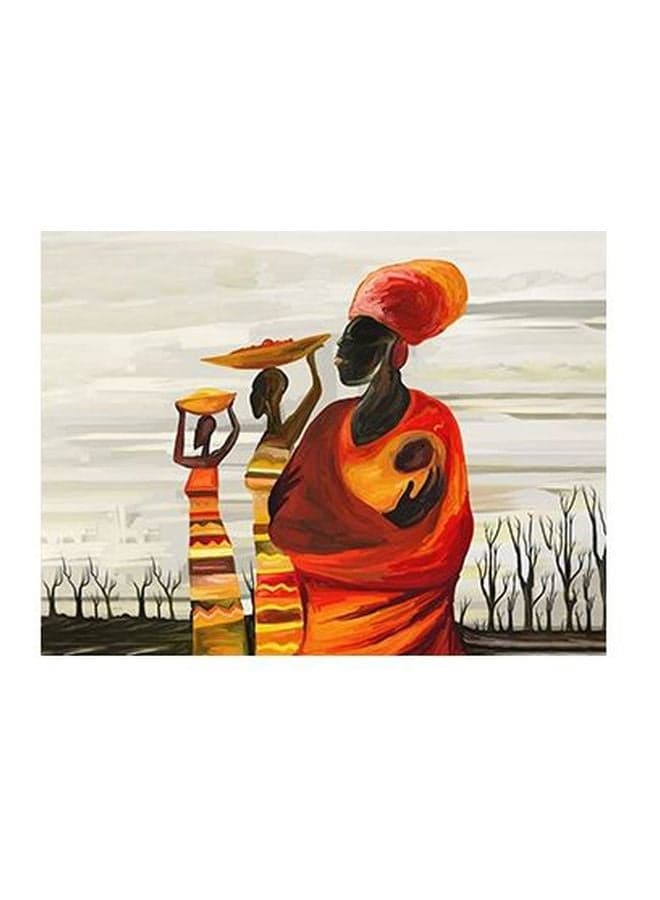 Decorative Wall Poster Red/Yellow/Black 15x20cm Posters & Prints