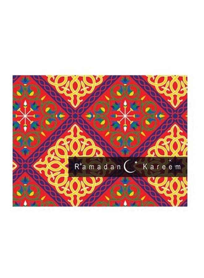 Decorative Wall Poster Red/Yellow/Blue 15x20cm Posters & Prints