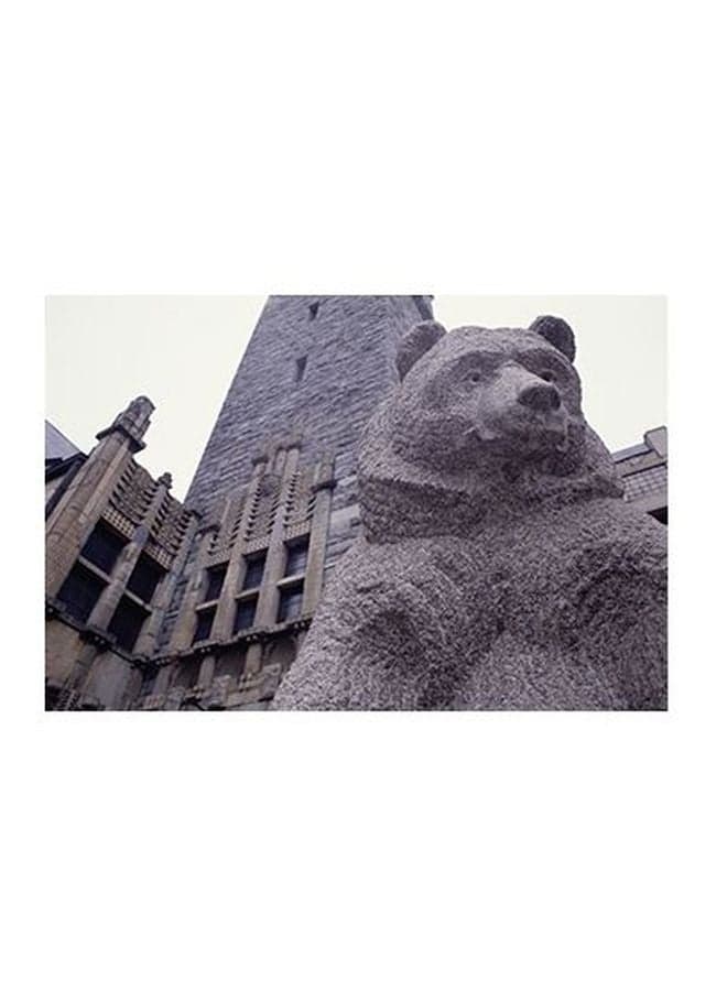 Decorative Wall Poster Grey/White 15x20cm Posters & Prints