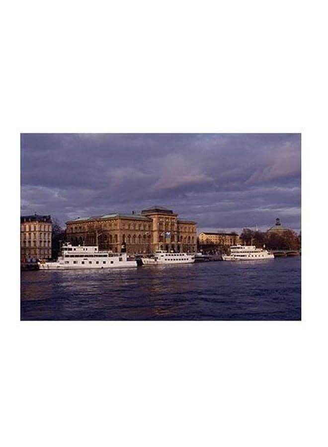 Decorative Wall Poster Purple/White/Brown 15x20cm Posters & Prints