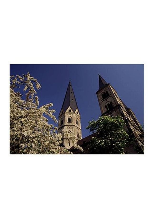 Decorative Wall Poster Blue/Yellow 15x20cm Posters & Prints