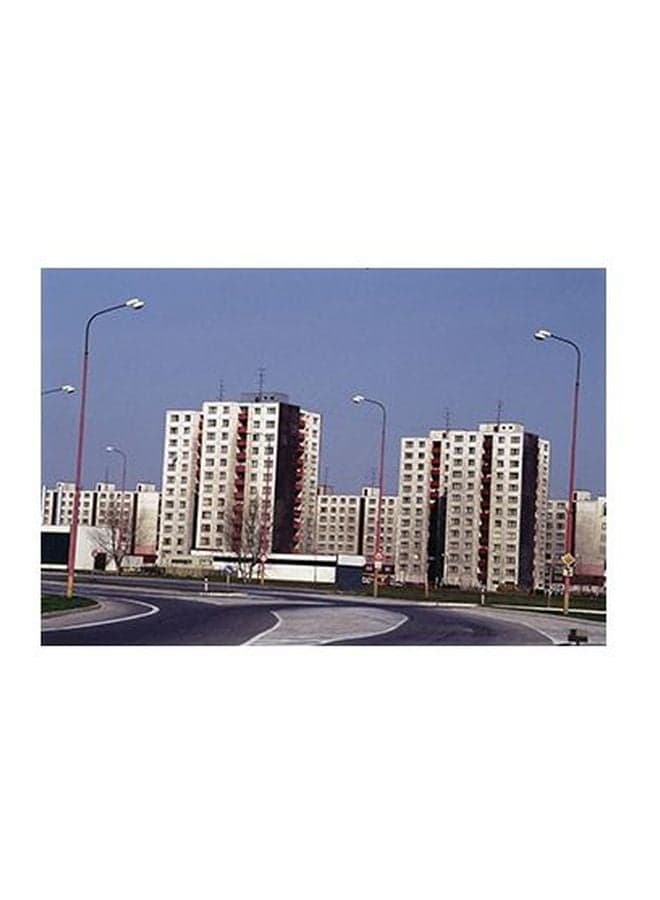Decorative Wall Poster Blue/White/Red 15x20cm Posters & Prints