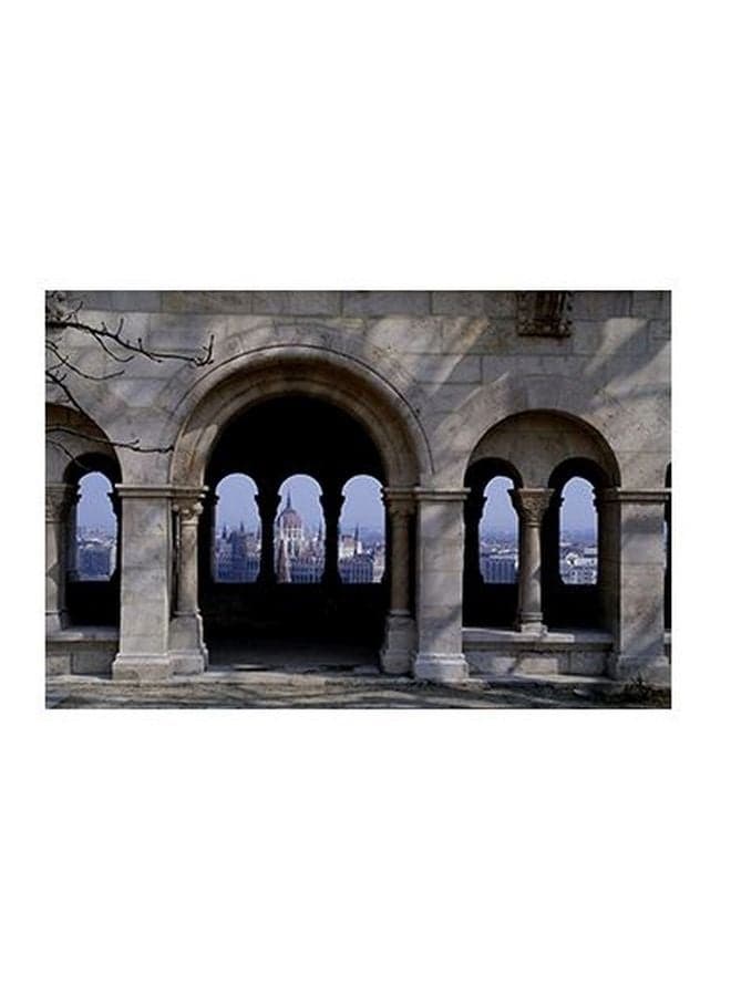 Decorative Wall Poster Grey/Blue 15x20cm Posters & Prints