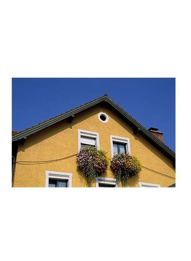 Decorative Wall Poster Yellow/Blue/Grey 15x20cm Posters & Prints