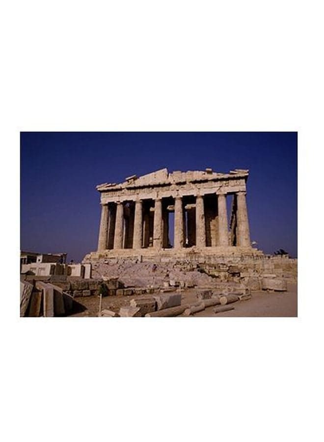 Decorative Wall Poster Beige/Blue 15x20cm Posters & Prints