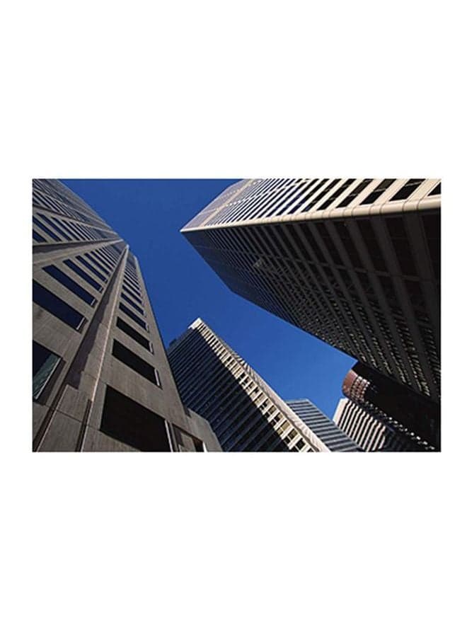 Decorative Wall Poster Blue/Grey 15x20cm Posters & Prints