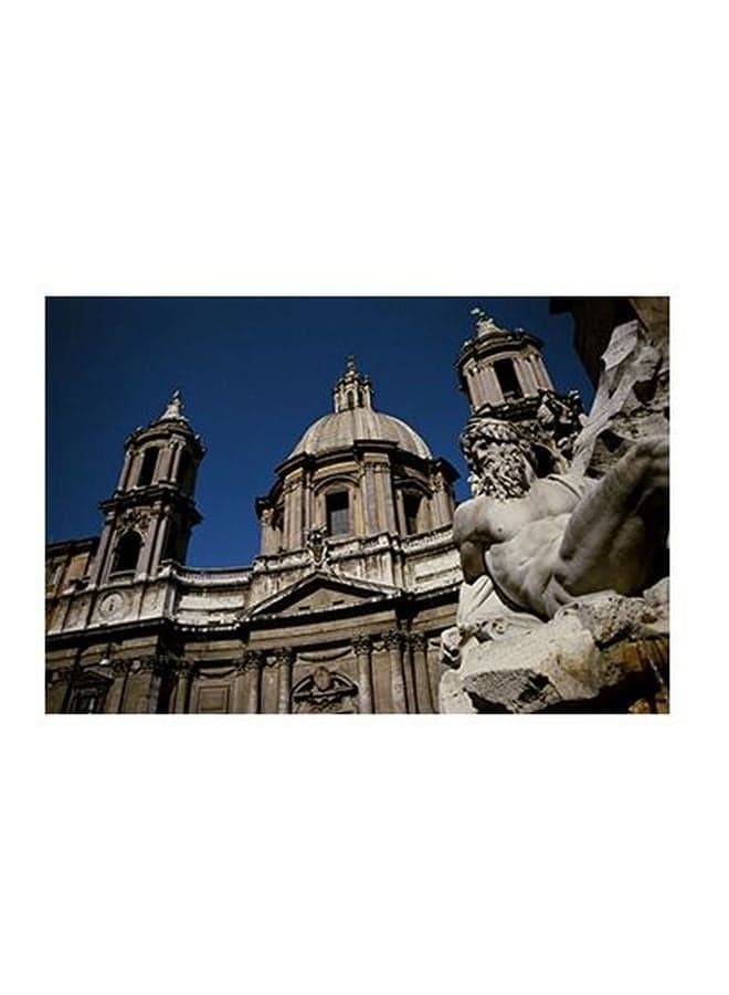 Decorative Wall Poster Blue/Grey 15x20cm Posters & Prints