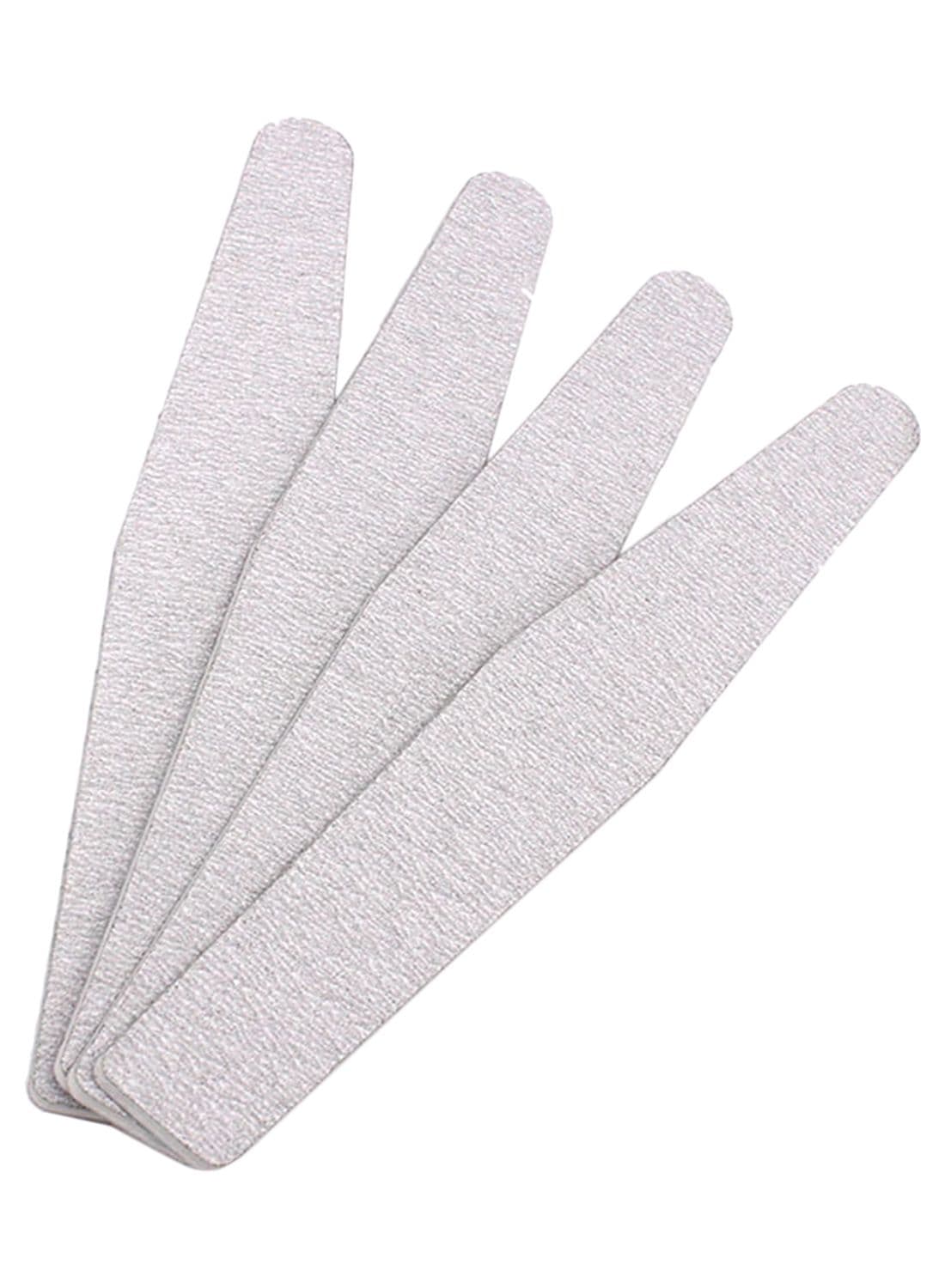 4-Piece Nail Polishing File Set Grey Makeup Tools & Accessories