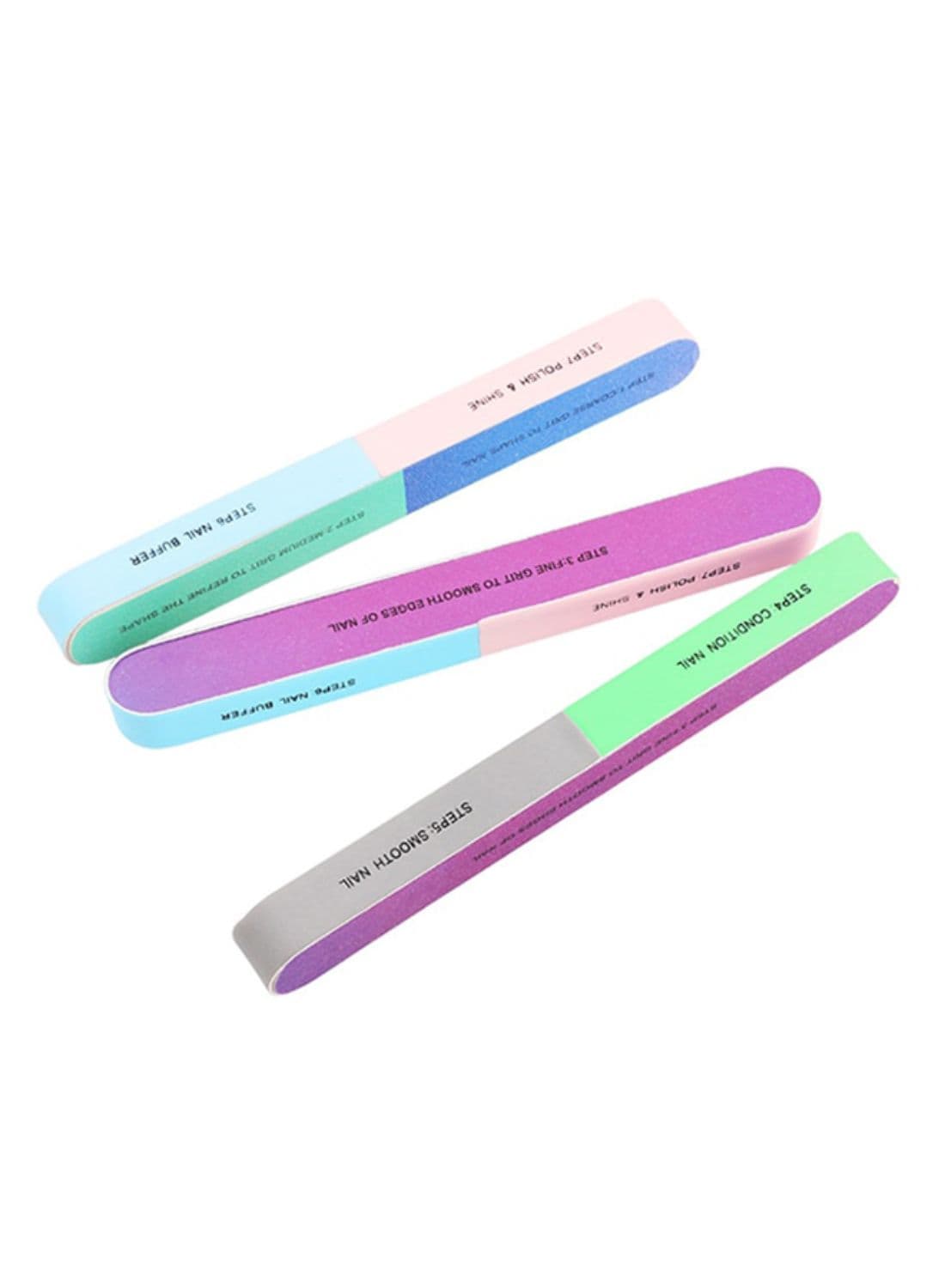 Double Sided Polishing Nail File Multicolour Makeup Tools & Accessories