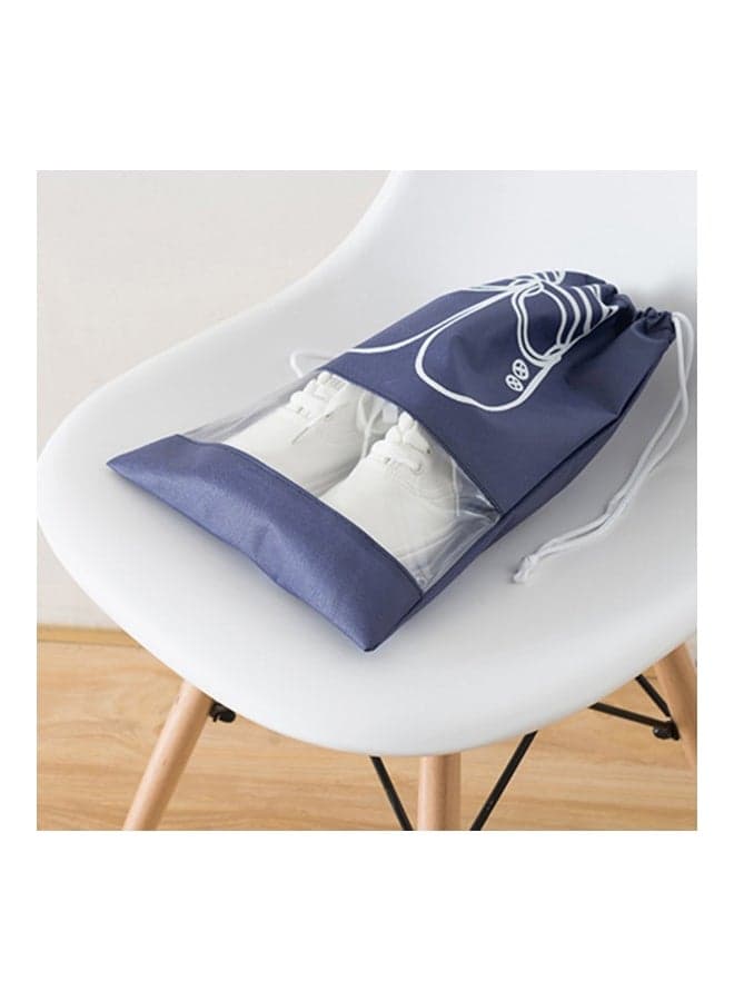 Dustproof Shoe Storage Bag Blue/White/Clear (٣)