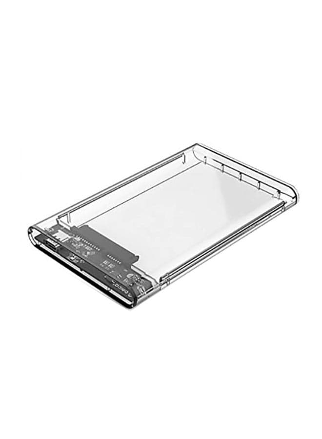 USB 3.1 Type-C Hard Drive Enclosure Clear/Black