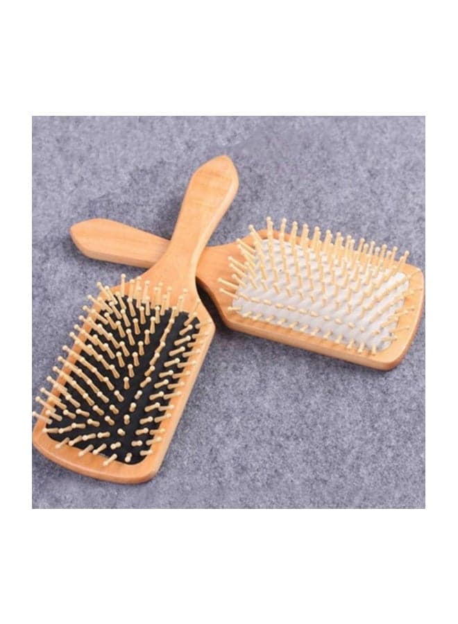Wooden Hair Brush White/Beige Hair Combs (٣)