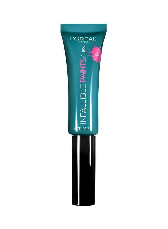 Infallible Lip Paints 306 Domineering Teal Lipstick