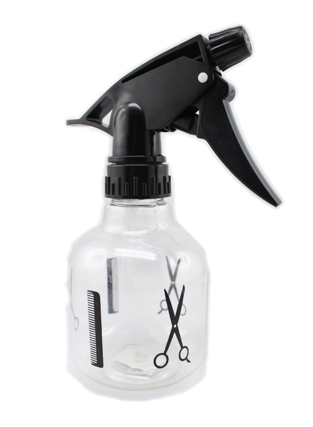 Professional Hair Spray Bottle Clear/Black Styling Scissors