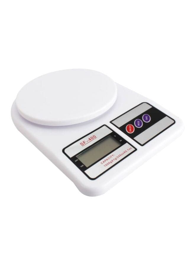 Electronic Kitchen Weighing Scale White Measuring Tools & Scales