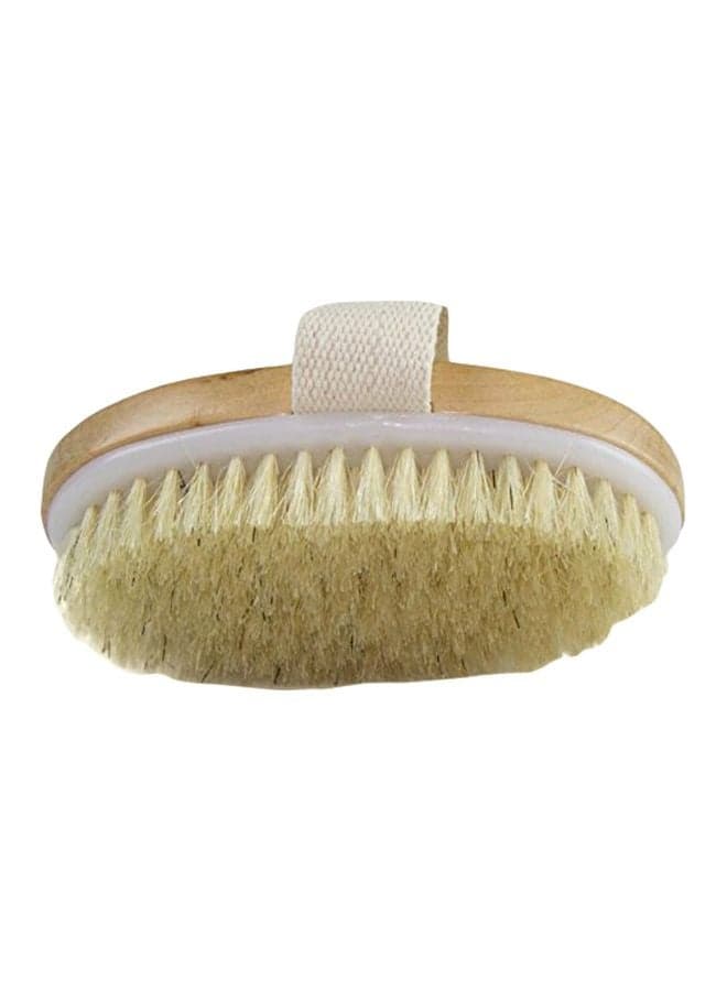 Exfoliating Body Brush Beige 0.2888x0.28x0.8978inch