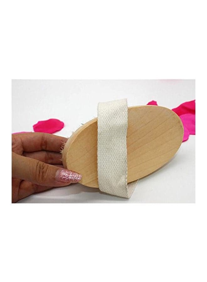 Exfoliating Body Brush Beige 0.2888x0.28x0.8978inch (٤)