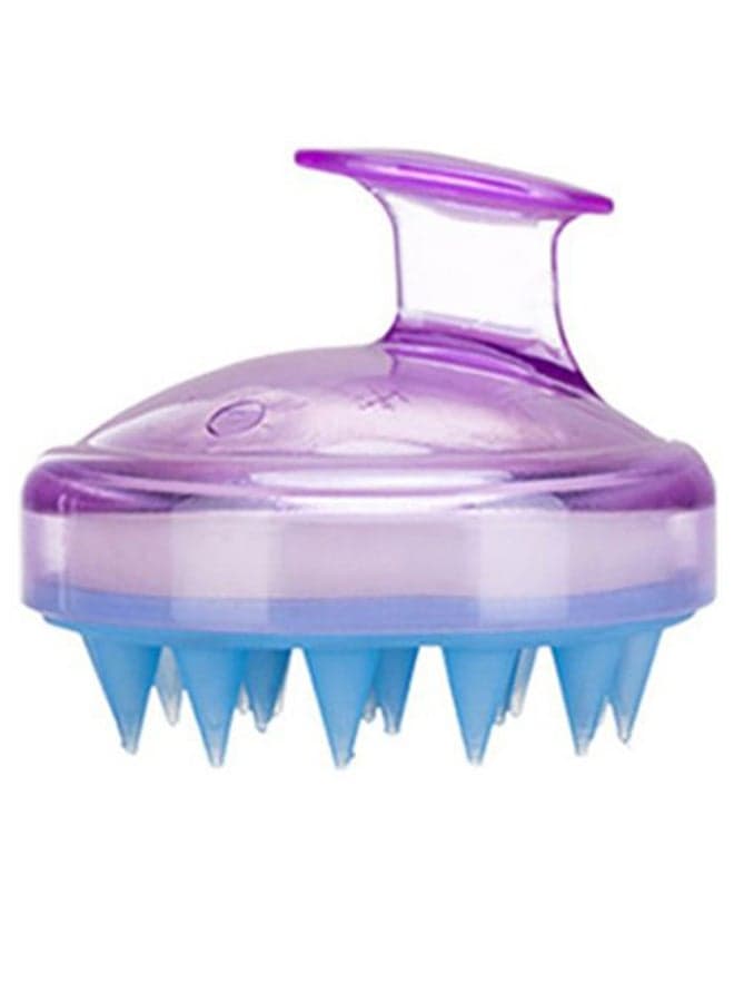 Soft Tooth Shampoo Hair Brush Light Purple/Blue
