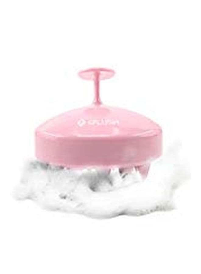 Silicone Scalp Massager Pink Hair Brushes (٤)