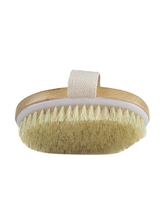 Dry Skin Shower Brush Brown/Beige