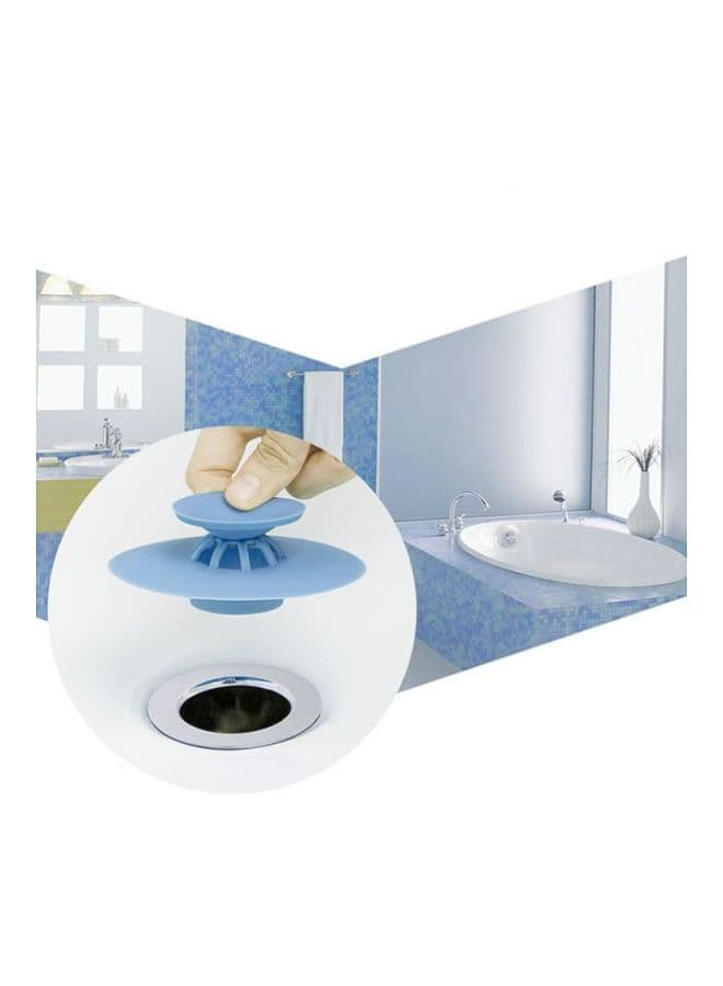 Shower Drain Stopper Blue 10x3.6cm (٤)