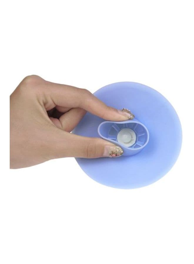 Shower Drain Stopper Blue 10x3.6cm (٣)