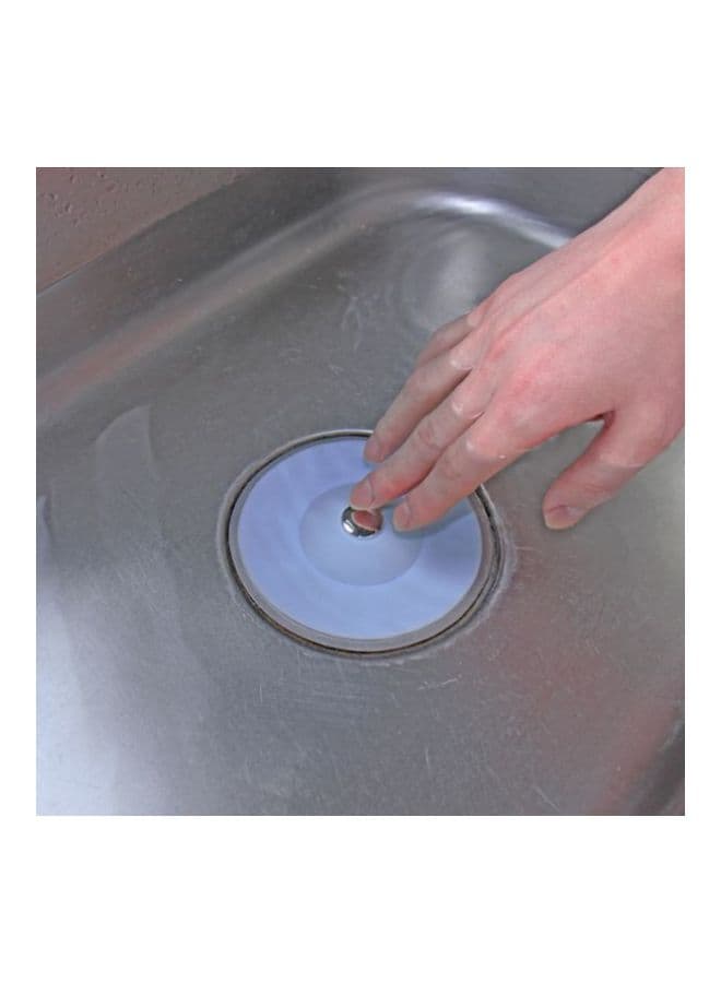 Shower Drain Stopper Blue 10x3.6cm (٥)