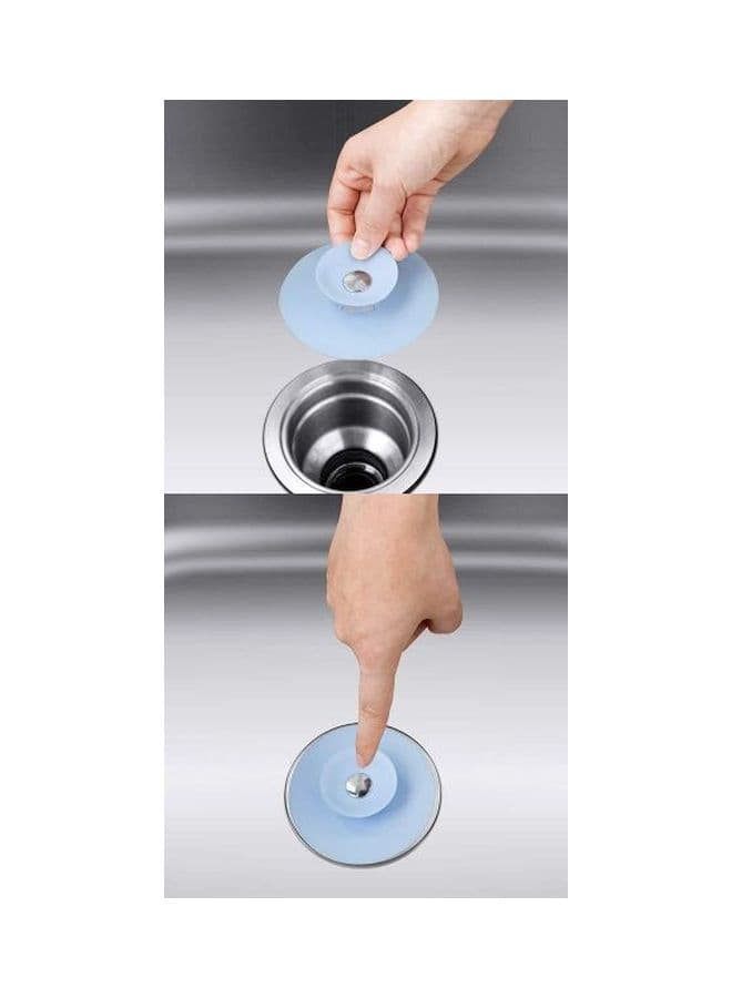 2-Piece Shower Drain Stopper Blue (٣)