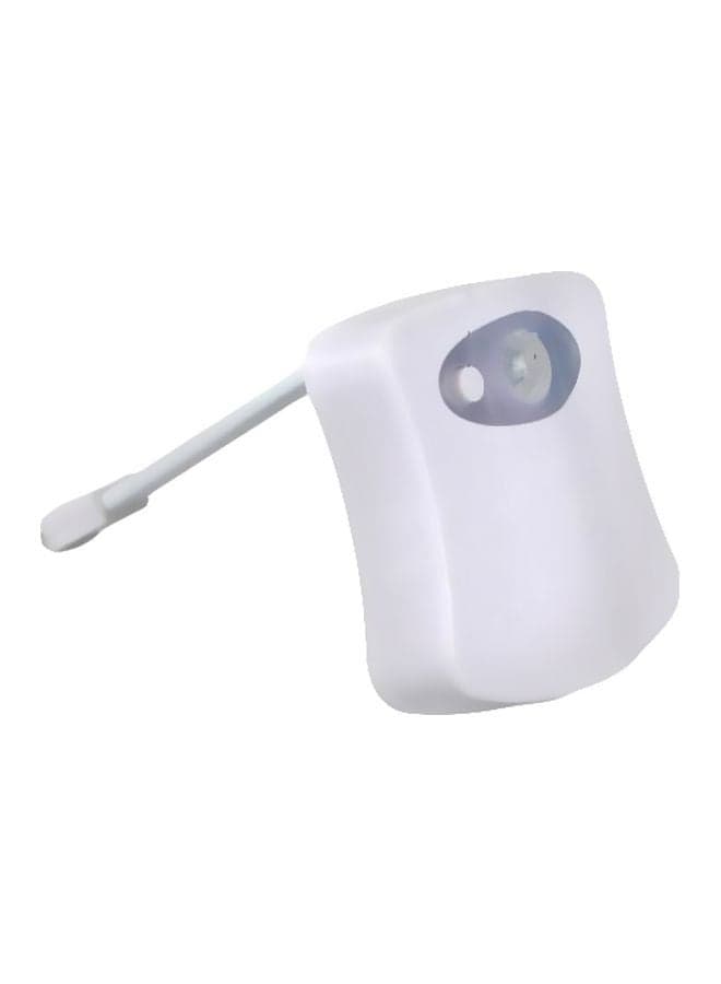 Motion Sensor Toilet Night Light Multicolour 65x15x65mm LED Bulbs