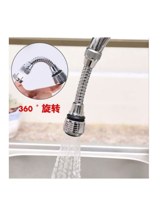 Flexible Faucet Sprayer Silver Kitchen Faucets (4)
