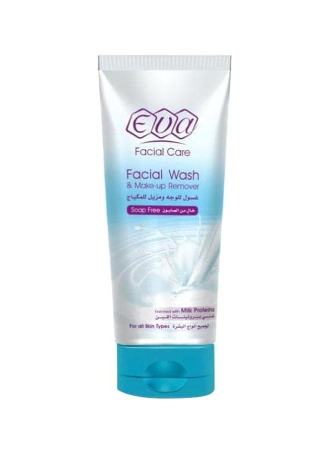 Facial Wash And Makeup Remover With Milk Proteins