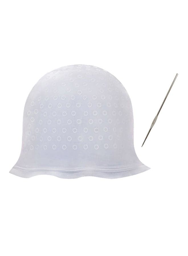Reusable Hair Coloring Highlight Dye Cap White Styling Accessories
