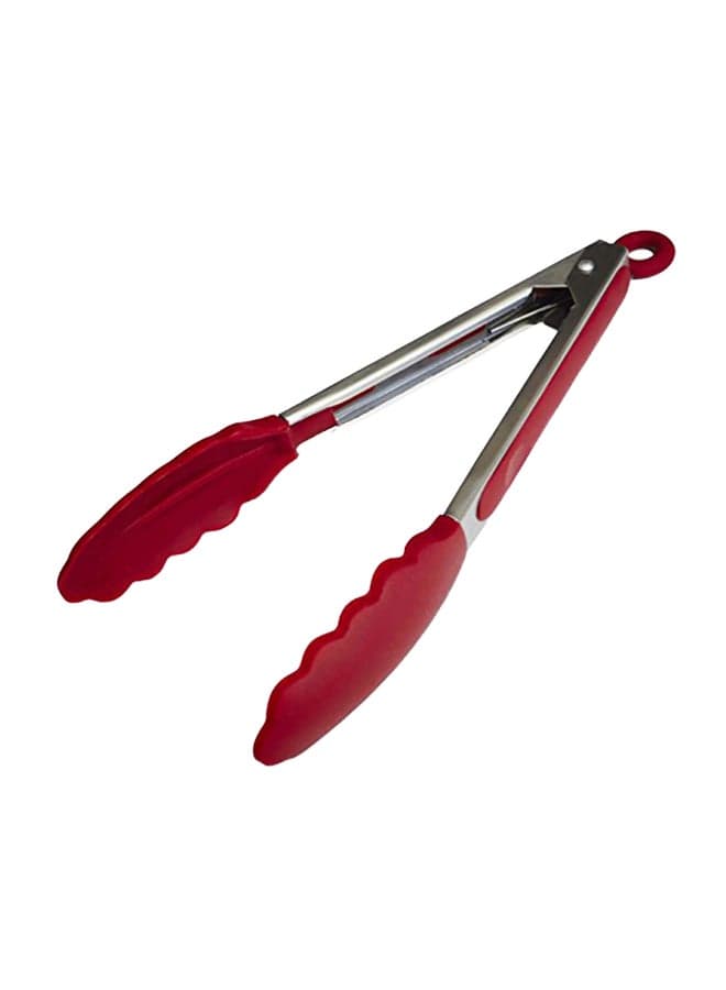 Silicone Kitchen Tong Multicolour 9inch