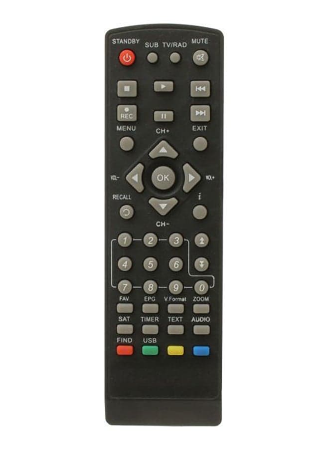 Astra 10100E HD Mini Receiver Remote Control Black TV Remote Controls