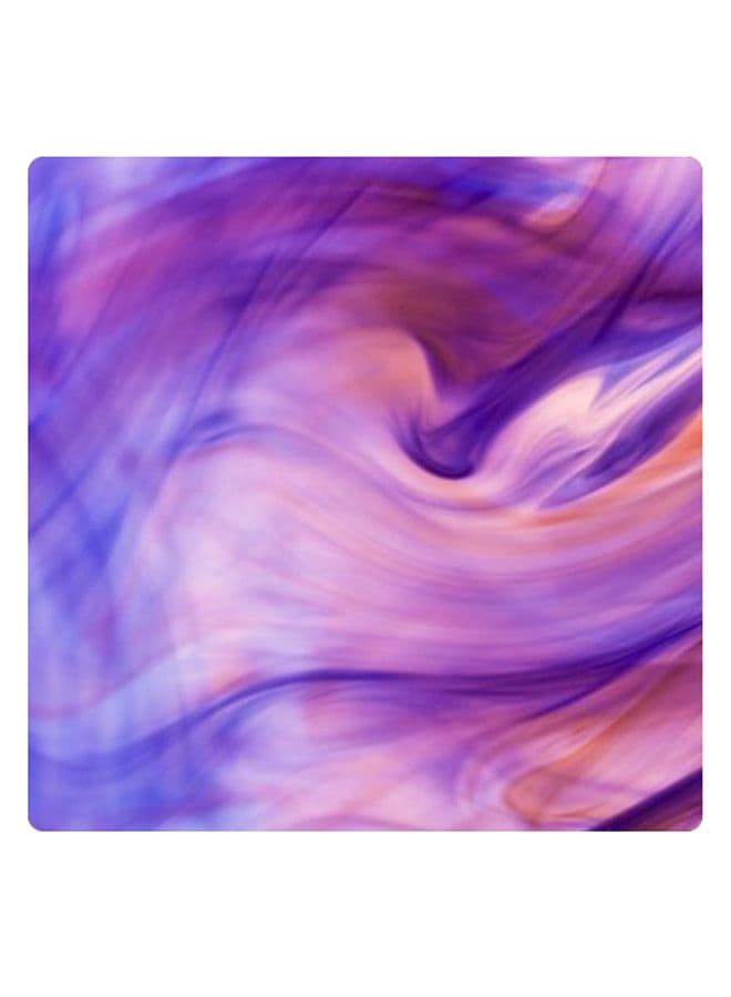 Unique Design Printed Coaster Purple/Pink 9x9cm