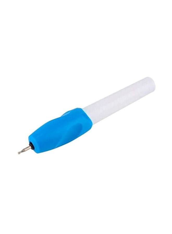 Engraver Pen White/Blue/Silver 17.5x2.9x2.9cm Engraving Tools