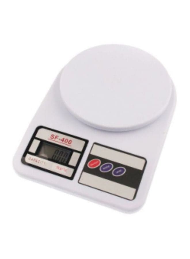 Kitchen Digital Scale White/Black 10kg Measuring Tools & Scales