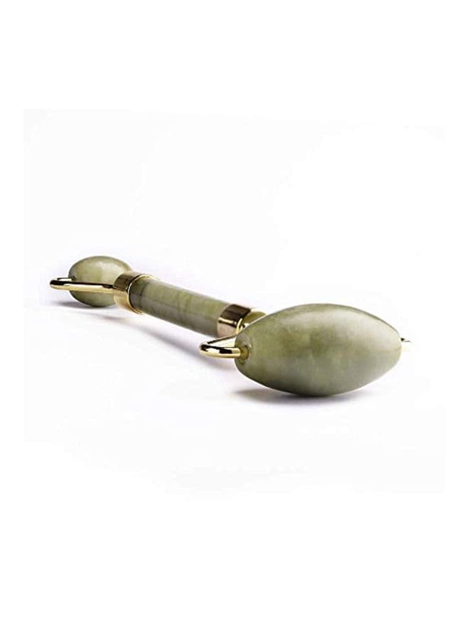 Facial Jade Roller Green/Gold (7)
