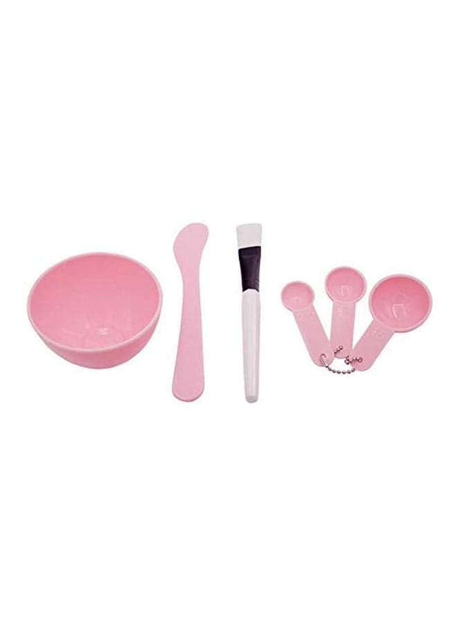 6-Piece DIY Face Mask Bowl And Brush Set Pink/White/Black Face Brushes & Sponges (٤)