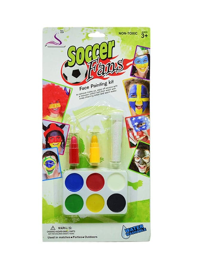 6-Color Halloween Soccer Fans Paint 0.025kg Dress-Up Costumes