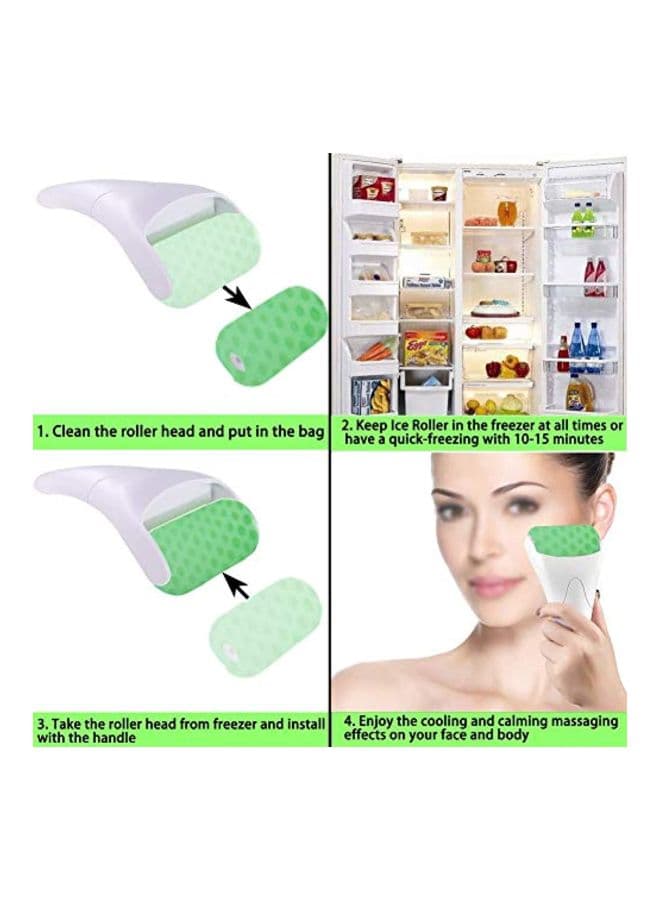 Face Ice Roller White/Green (6)