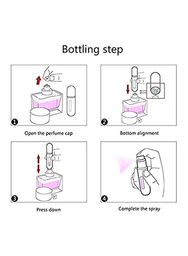 Portable Mini Refillable Empty Spray Bottle Multicolour Make Up Sponges (3)