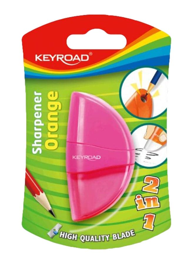 Keyroad Sharpener & eraser, 2 in1 KR971136 Pink Pencil Sharpeners