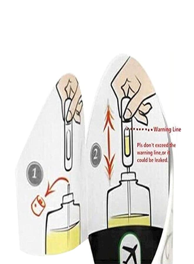 5ML Portable Bottom Refillable Perfume Atomizer Spray Perfume Bottle Set for Travel black 5ml (٣)