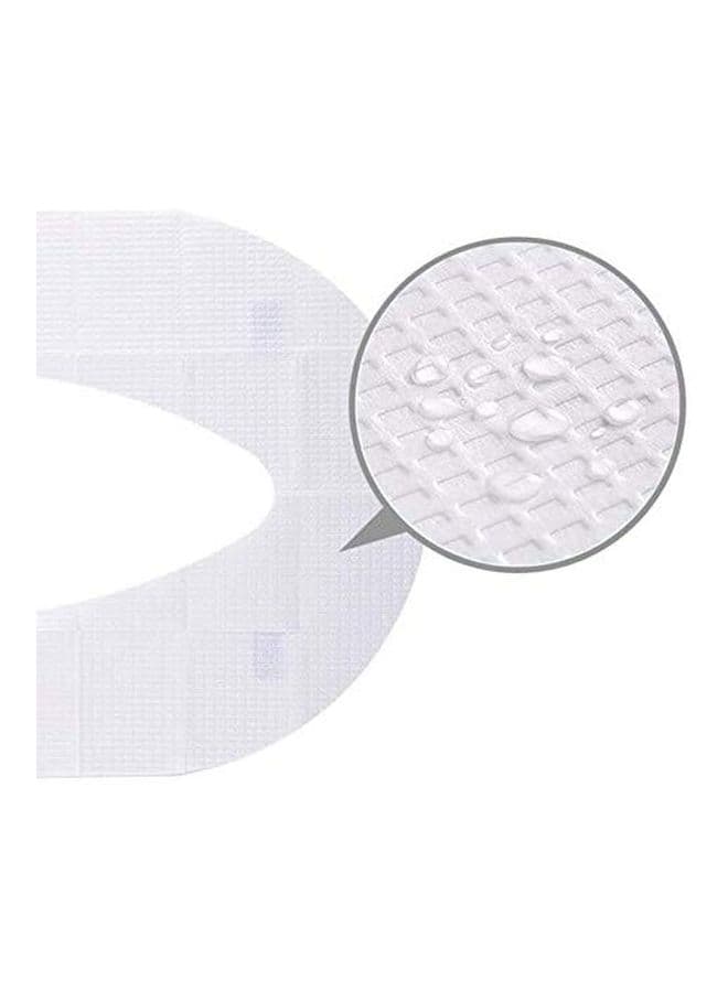 Pack Of 10 Disposable Toilet Seat Covers White Kitchen Faucets (4)