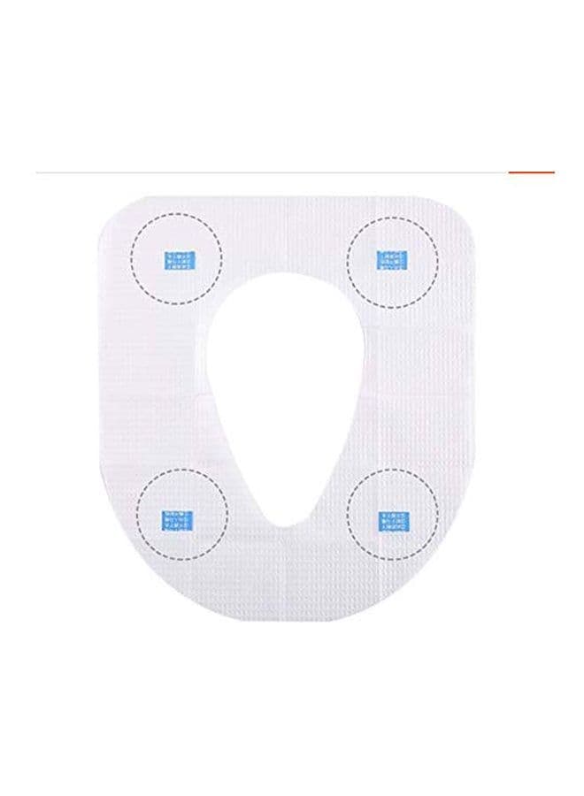 Pack Of 10 Disposable Toilet Seat Covers White Kitchen Faucets (5)