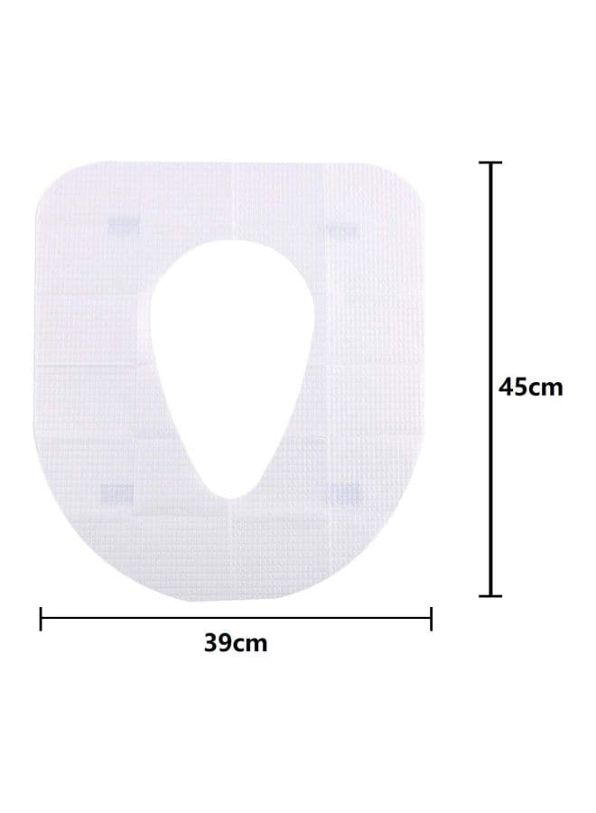Pack Of 10 Disposable Toilet Seat Covers White Kitchen Faucets (3)